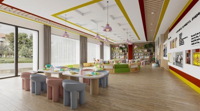 现代幼儿园3D模型下载